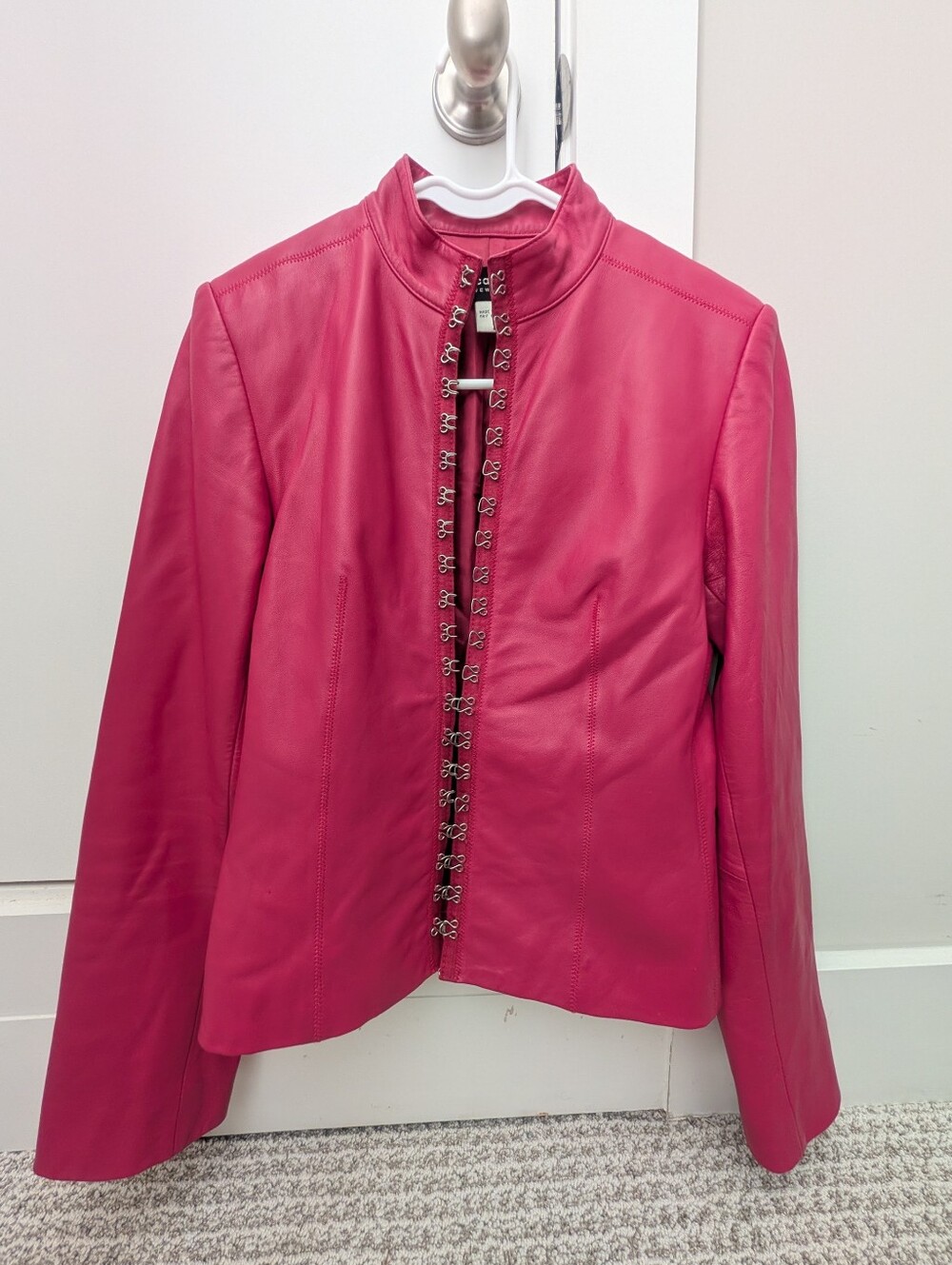 EUC Ladies Bianca Nygard Genuine Leather Jacket Size 4